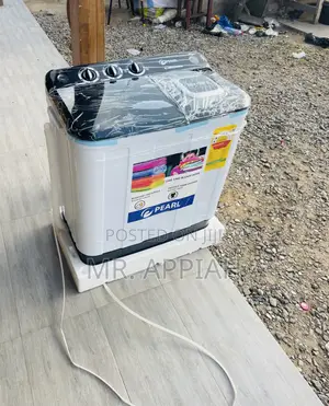 Pearl 7kg Twin Tab Electric Washing Machine + Spin Dry.