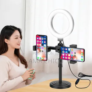 Live Desktop Ring Light Phone Holder