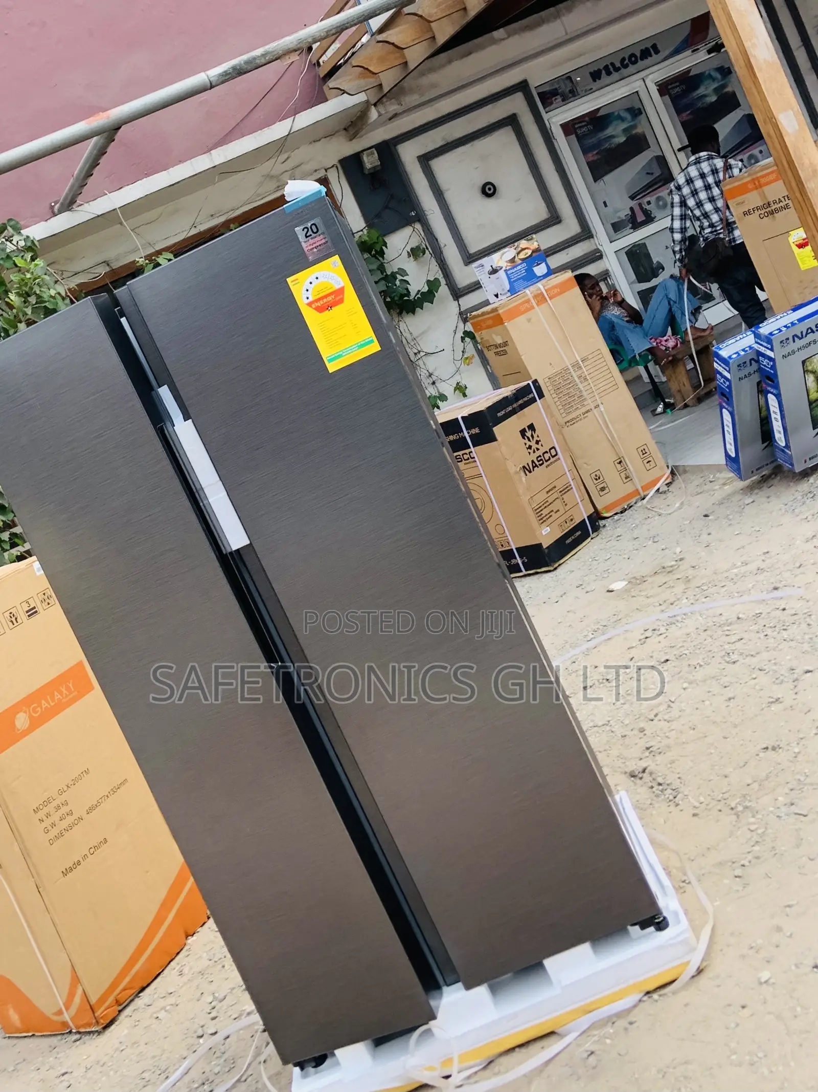 Designed 583 Liters 2 Doors Samsung Sidebyside Fridge