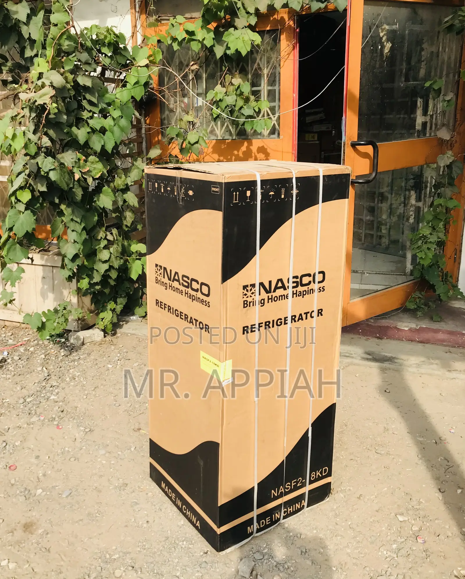 Top Mount Freezer Nasco Nasf2-18kd Double Door Fridge.