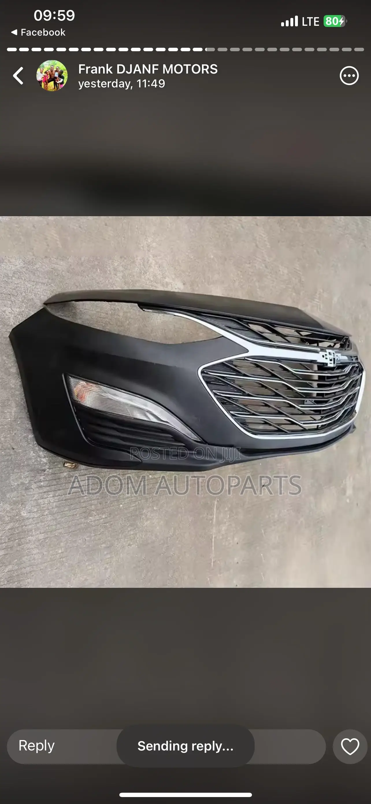 Chevrolet Malibu Front Bumper Complete 2019 2020 2021 2022