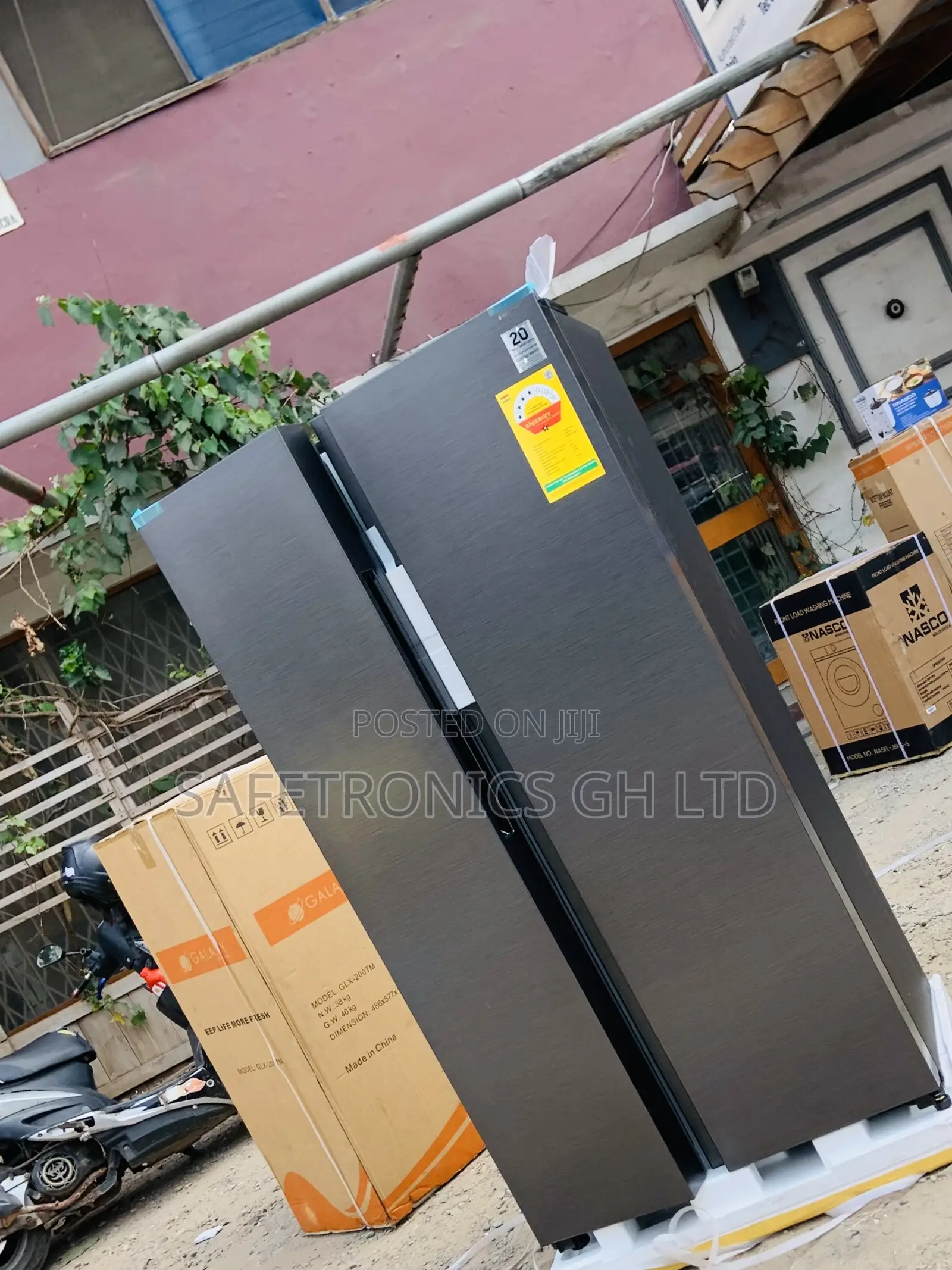 Choose Gray Sidebyside 2 Doors Samsung 583 Liters Fridge