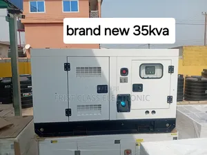 White Coloured Generator 35kva 3phase Perkins 35kva