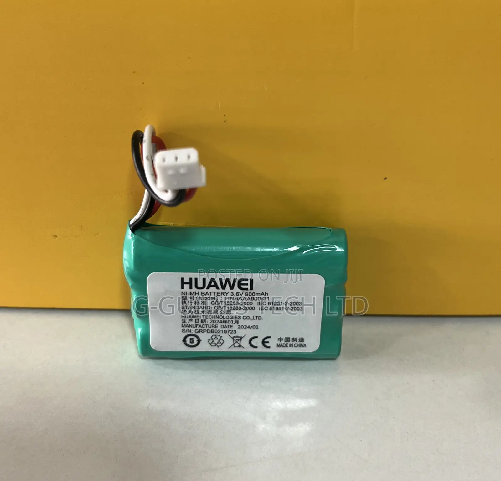 HUAWEI 3.6V 900mah NI-MH BATTERY, 3.6v-900mah Huawei Battery