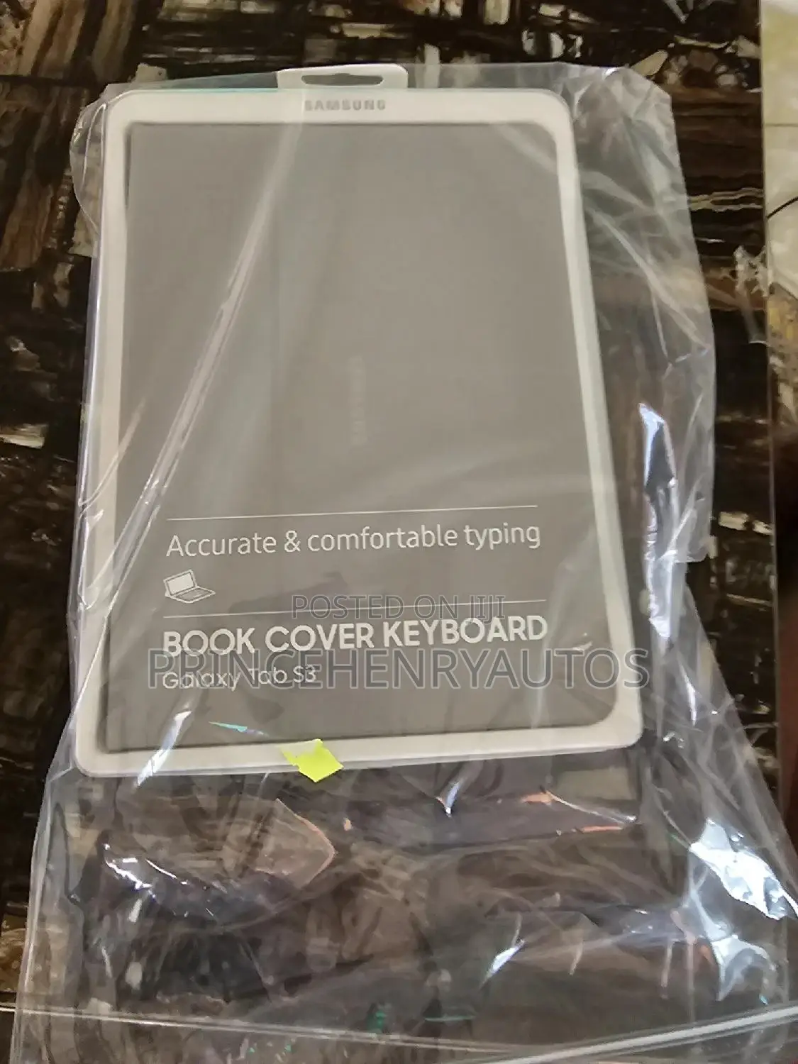 Samsung Galaxy Tab S3 Keyboard Cover, Grey (EJ-FT820USEGUJ)