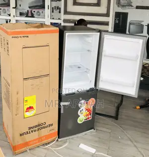 New Galaxy 200bf Bottom Mount Freezer Fridge(Gray).