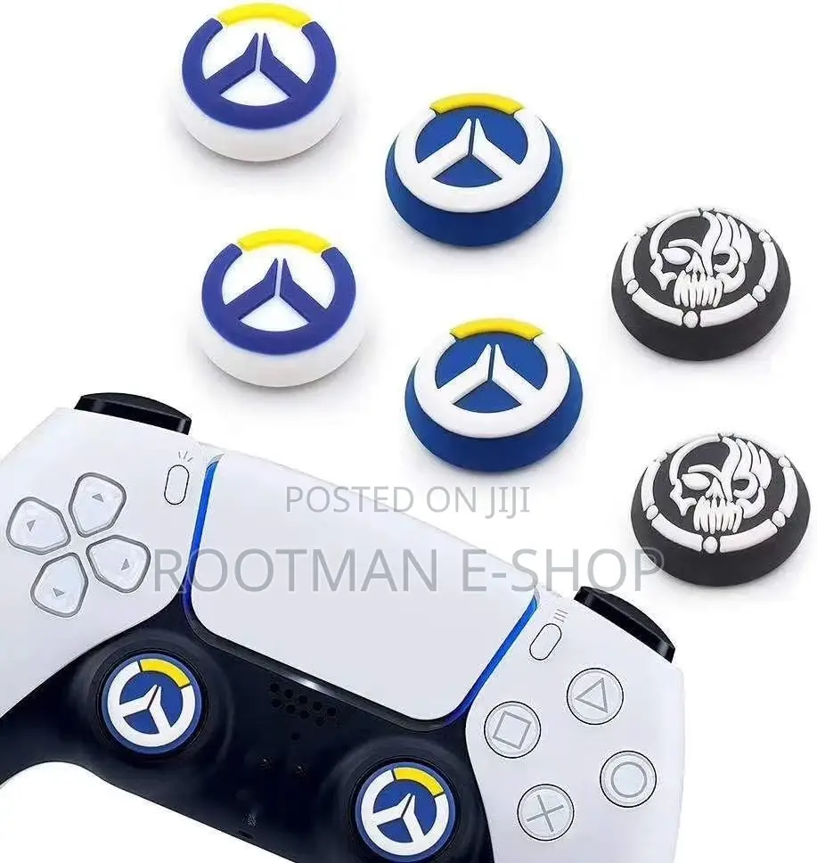 4pcs Thumb Stick Grip Cap for PS5 PS4 Xbox Series Controller