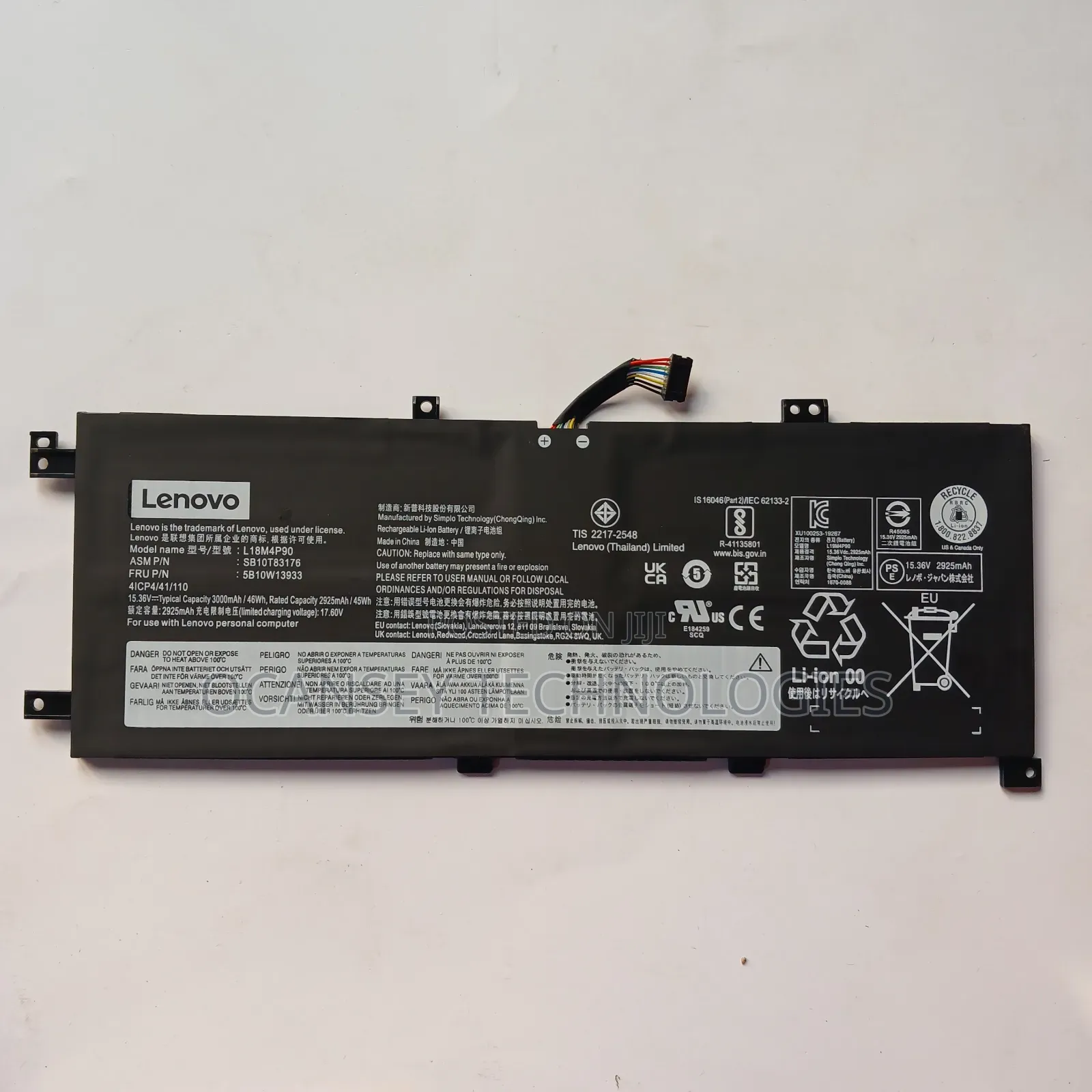 Lenovo L18m4p90 Battery for Thinkpad L13 Yoga 1st 2nd Gen