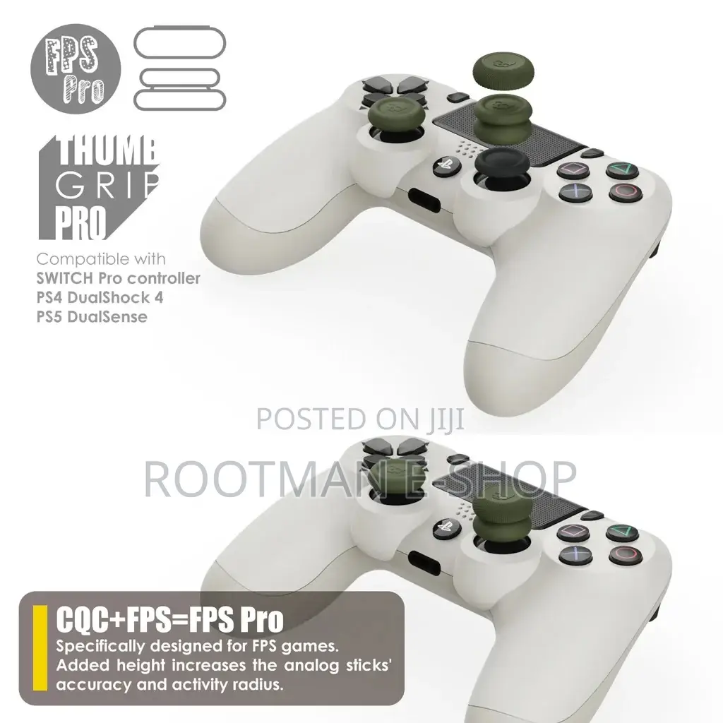 4pcs Thumb Grips for PS5, PS4, Xbox One, Xbox Series X