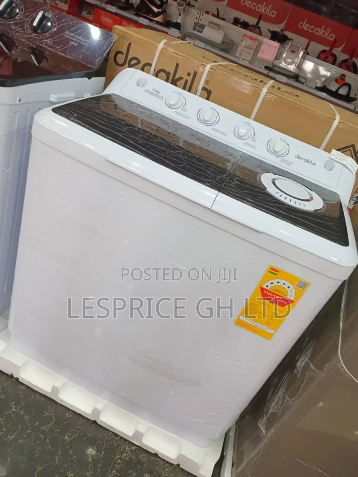 Decakila 13kg Twin Tub Washer - Efficient Cooling