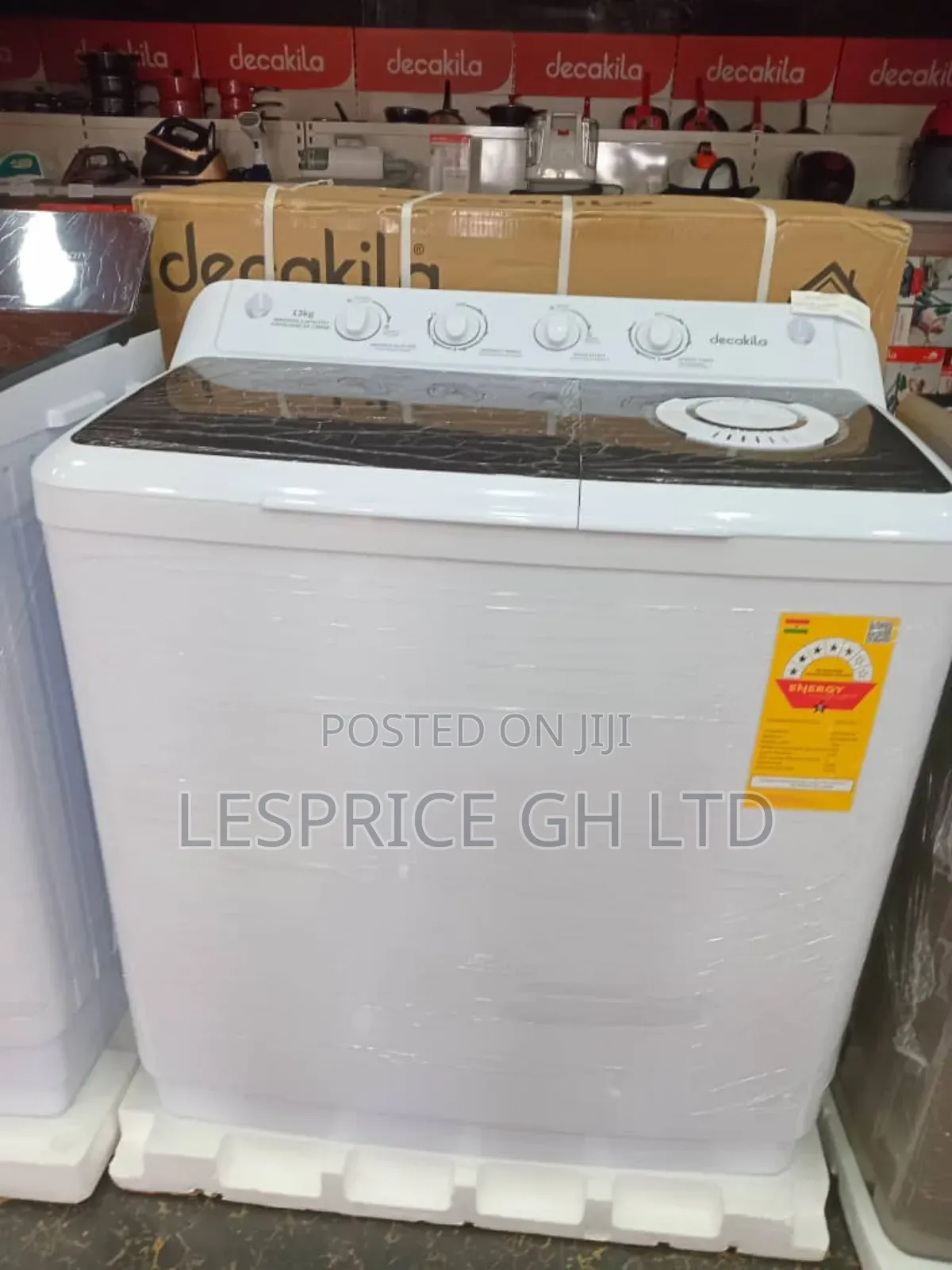 Powerful Decakila 13kg Twin Tub Washer for Your Home
