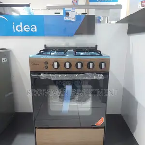 Midea 4burner Gas Cooker With Wood Finishing