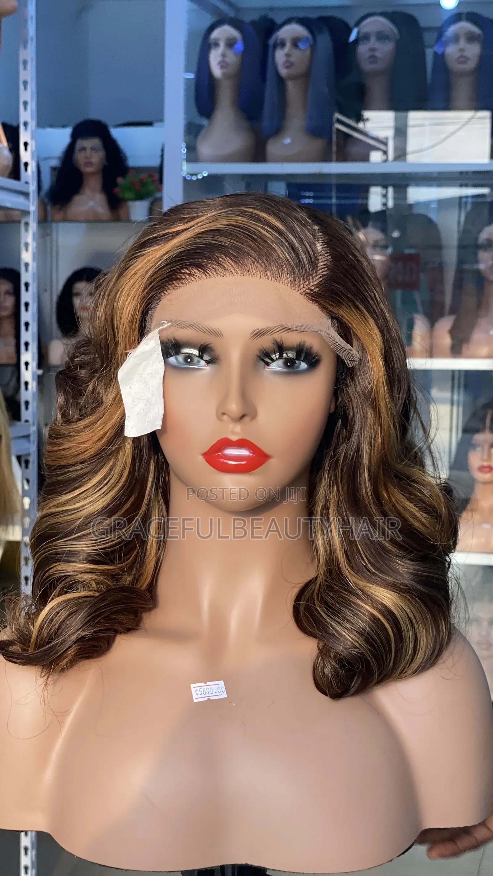 P4/27 Piano Raw Donor Bouncy Curls 12”