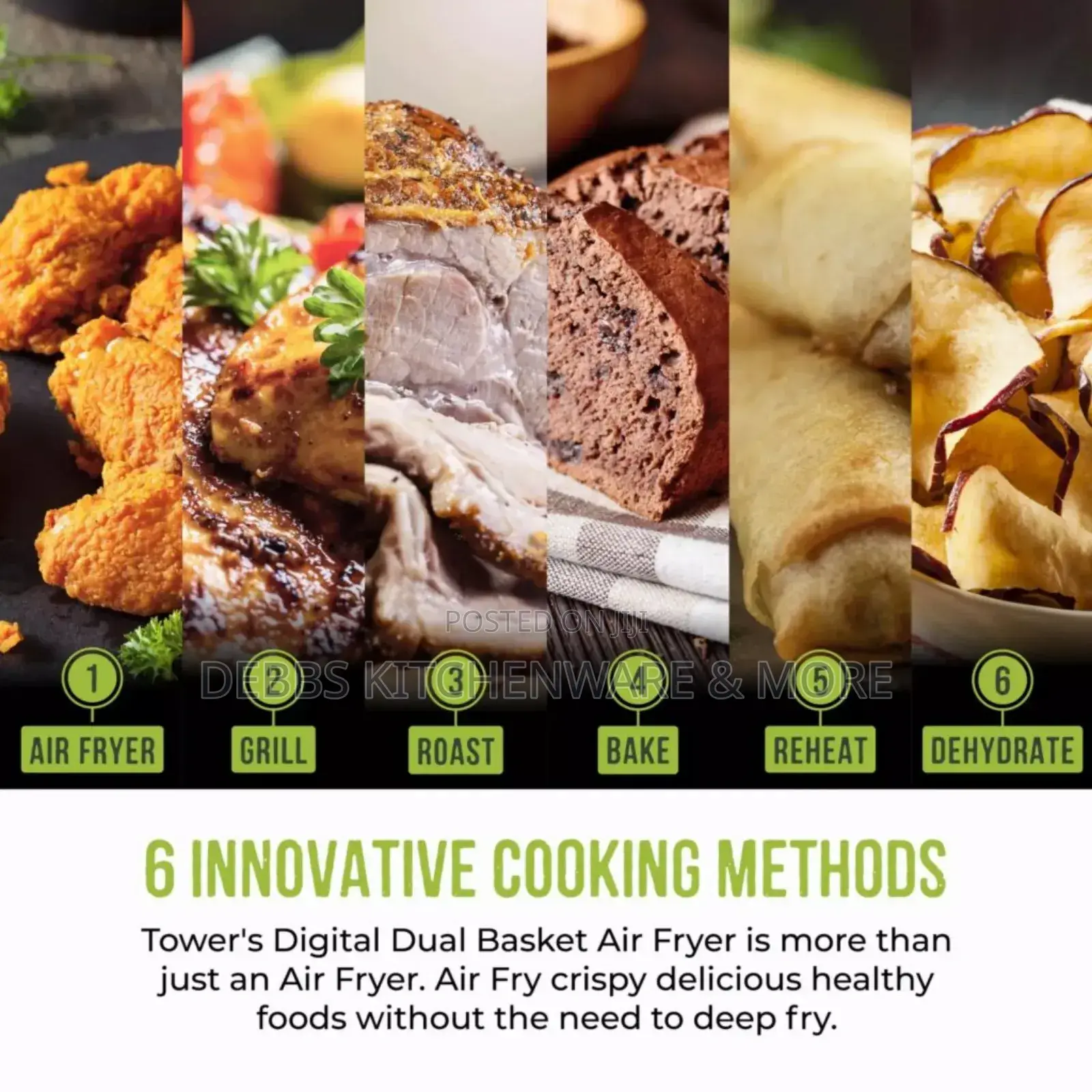 8.5litre Dual Tower Air Fryer From Uk