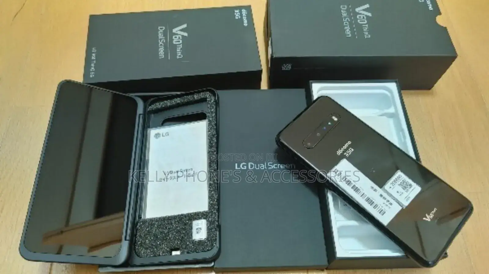 New LG V60 ThinQ 5G 128 GB Black