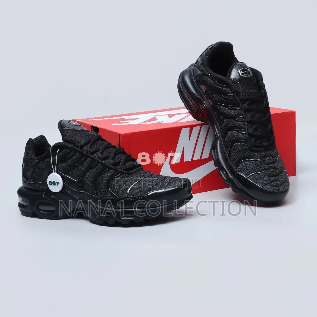 Men’S Nike Air Max Plus TN Triple Black Size 40-45