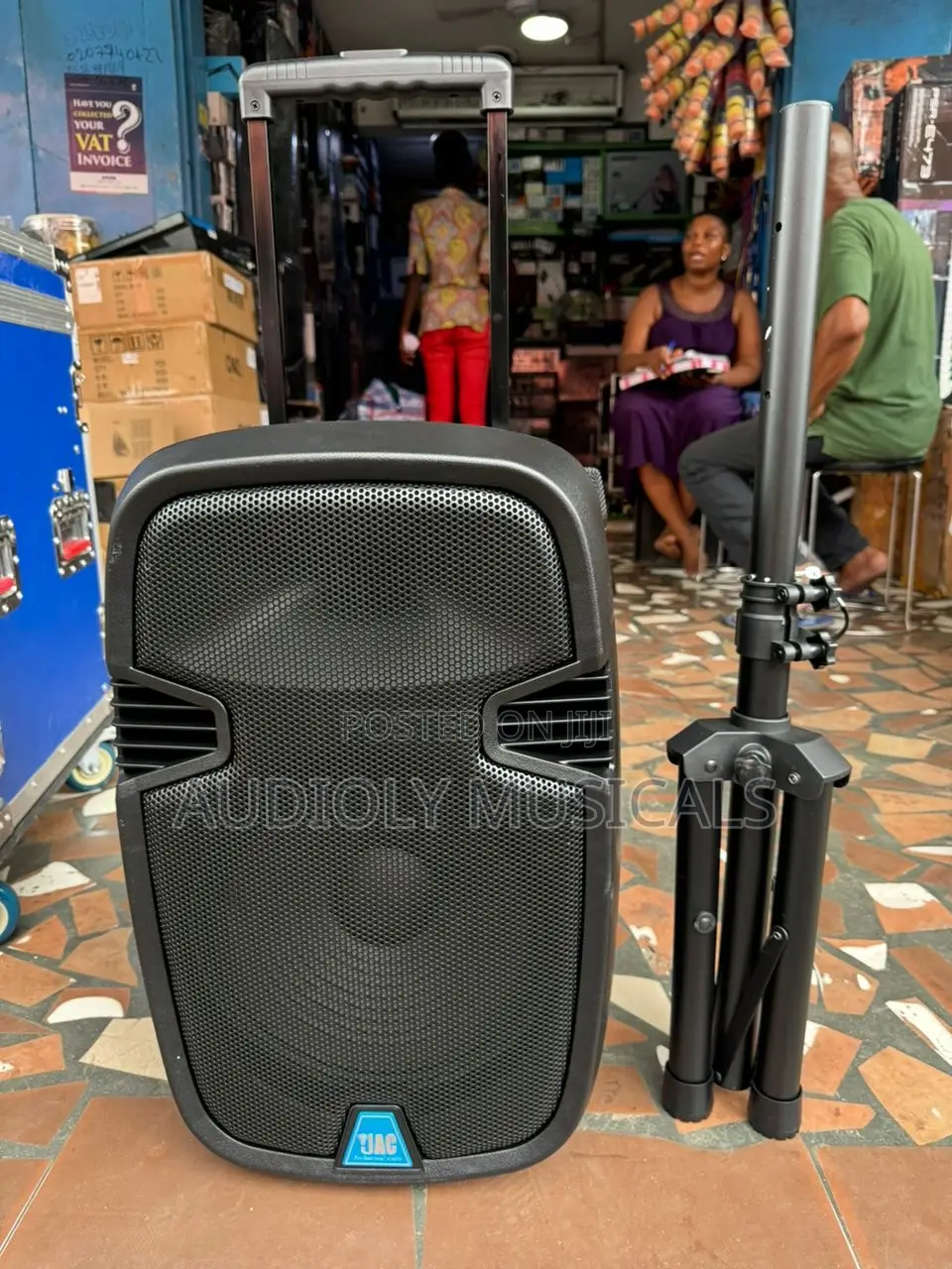 Jac 15 -Inches Bluetooth With Two Microphones and a Stand