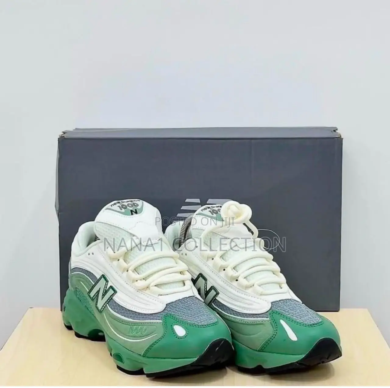New Balance 1000 Custom White Green