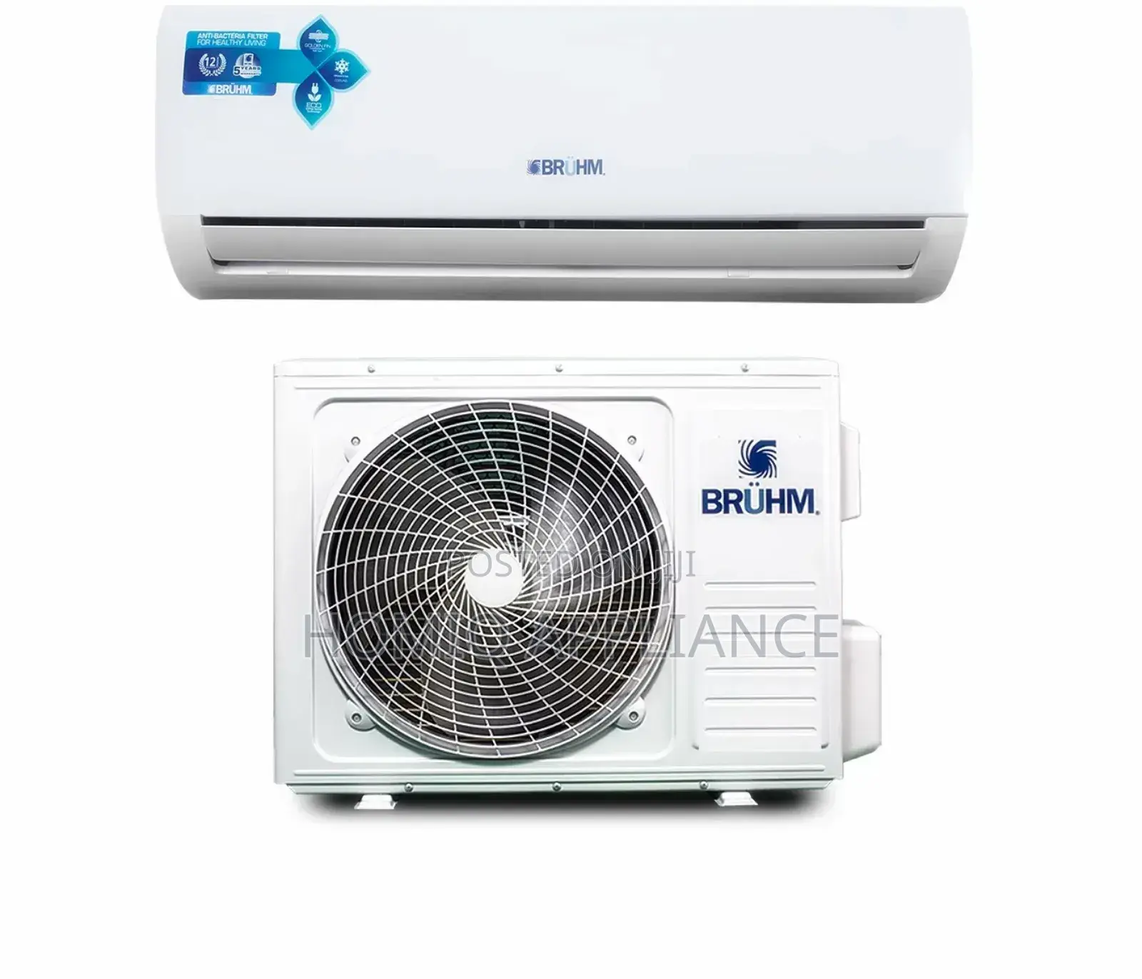 Bruhm 1.5 Hp Ac -R410 Gas – 2star Air Conditioner Bas-12rcew