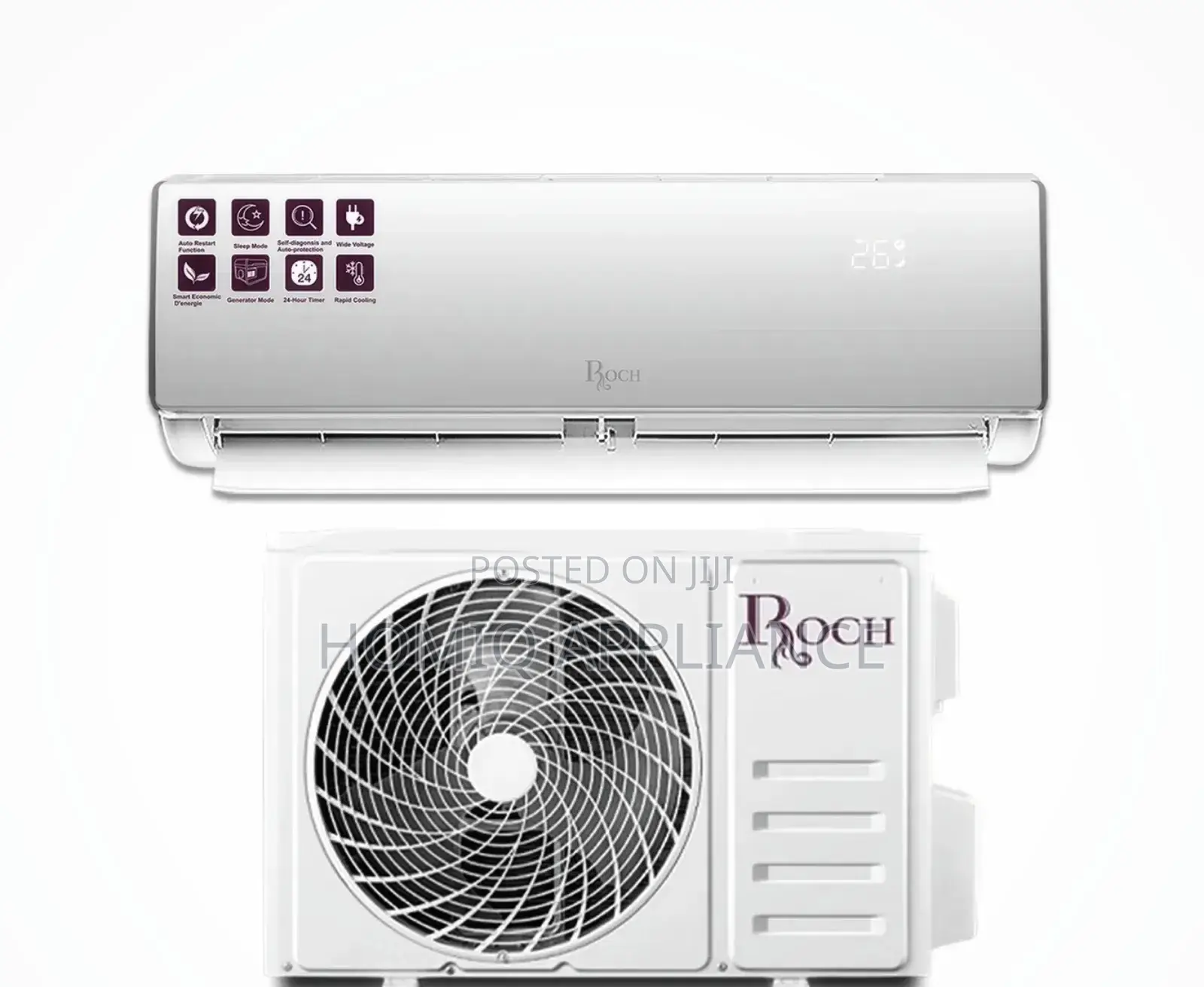 Affordable Roch 2.5hp (R410gas) Split Ac
