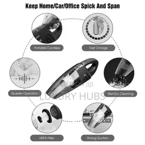 Vacuum Cleaner (Wireless Rechargeable for Wet Dry Cleaning)