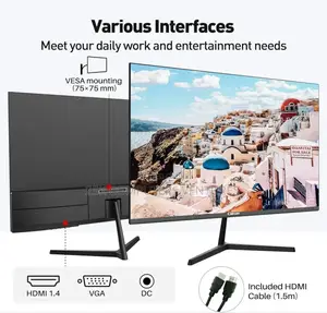 Caixun 22" Full Hd Ips Monitor 75 Hz Hdmi/Dvi/Vga Ultra-slim Design