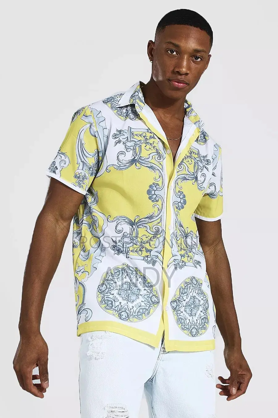 Original Boohooman Casual Sleeveless Men Shirts