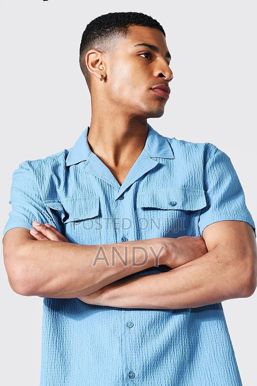 Original Boohooman Casual Sleeveless Men Shirts