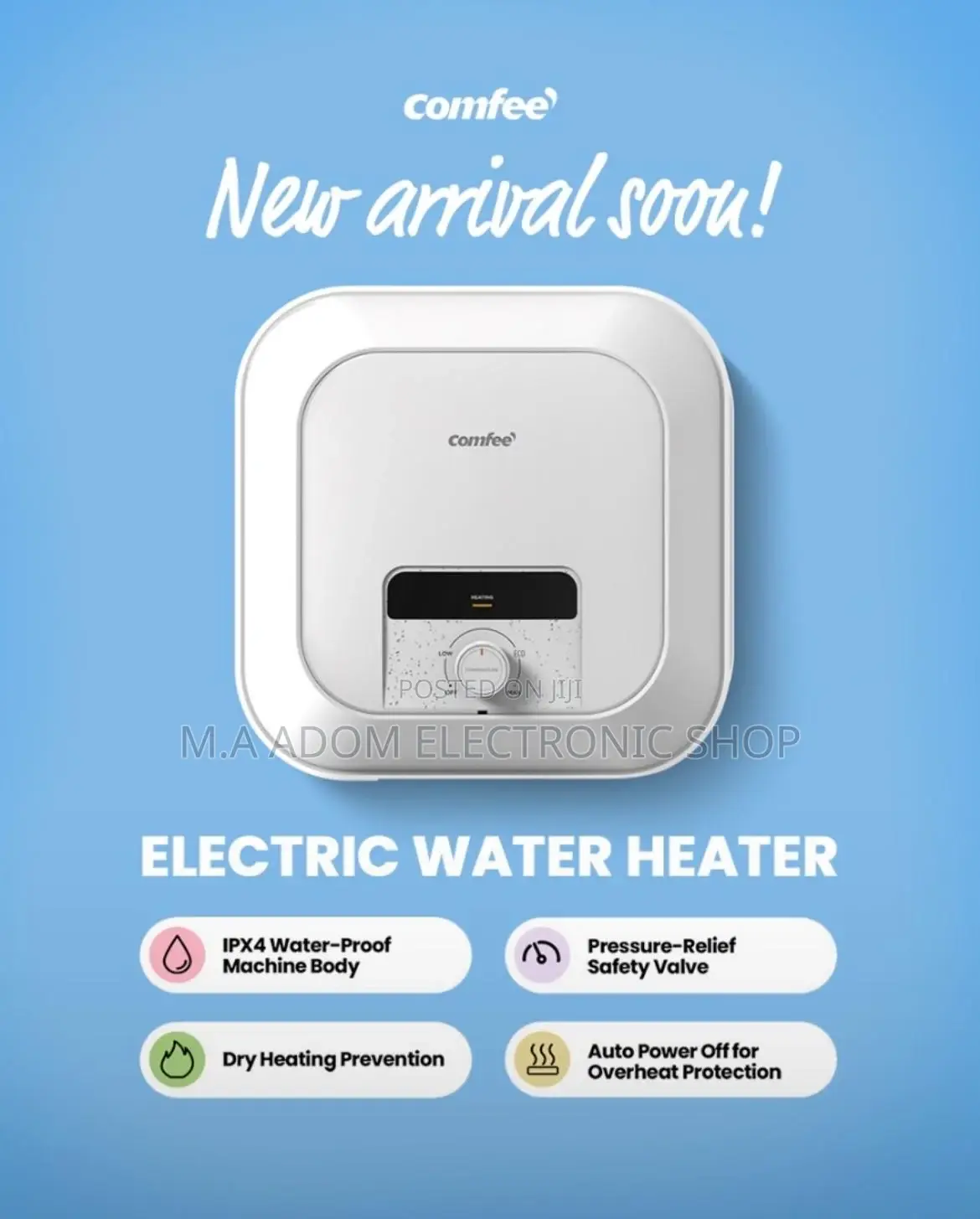 Comfee Water Heater 15 Litres