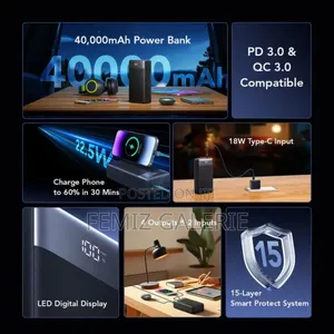 Oraimo Powerbox 400 Vision 40000mah 22.5w Power Bank