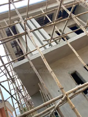 Building House and Face Wall