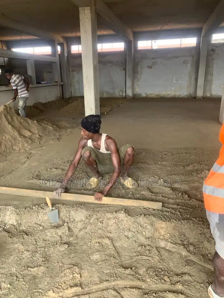 Building House and Face Wall