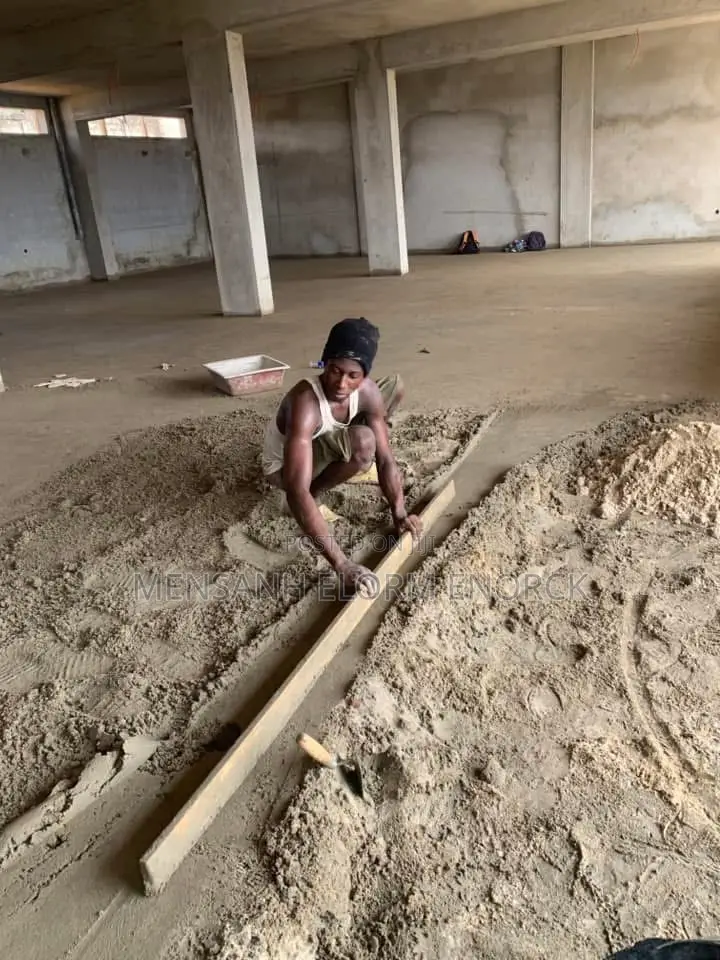 Building House and Face Wall