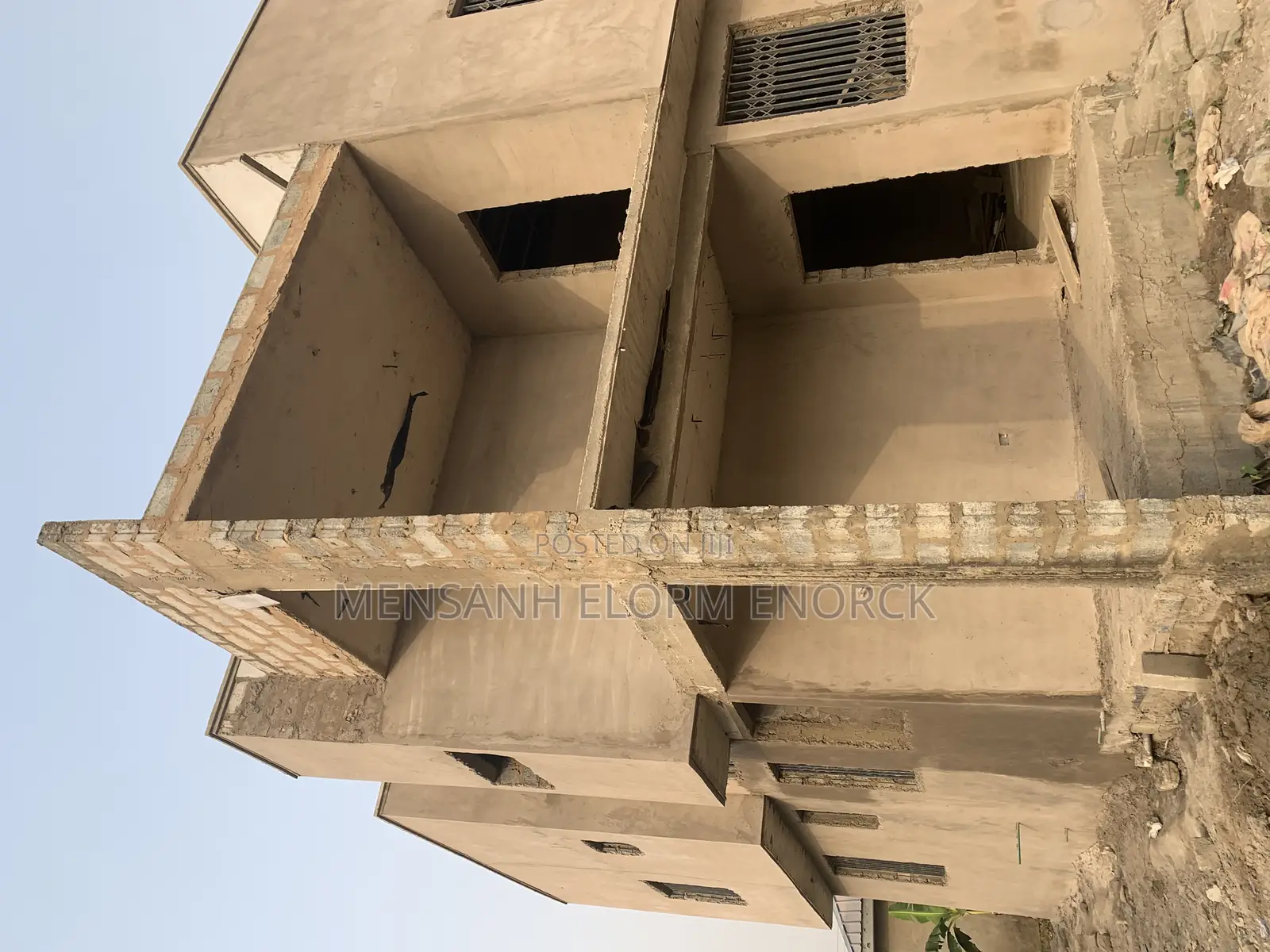 Building House and Face Wall