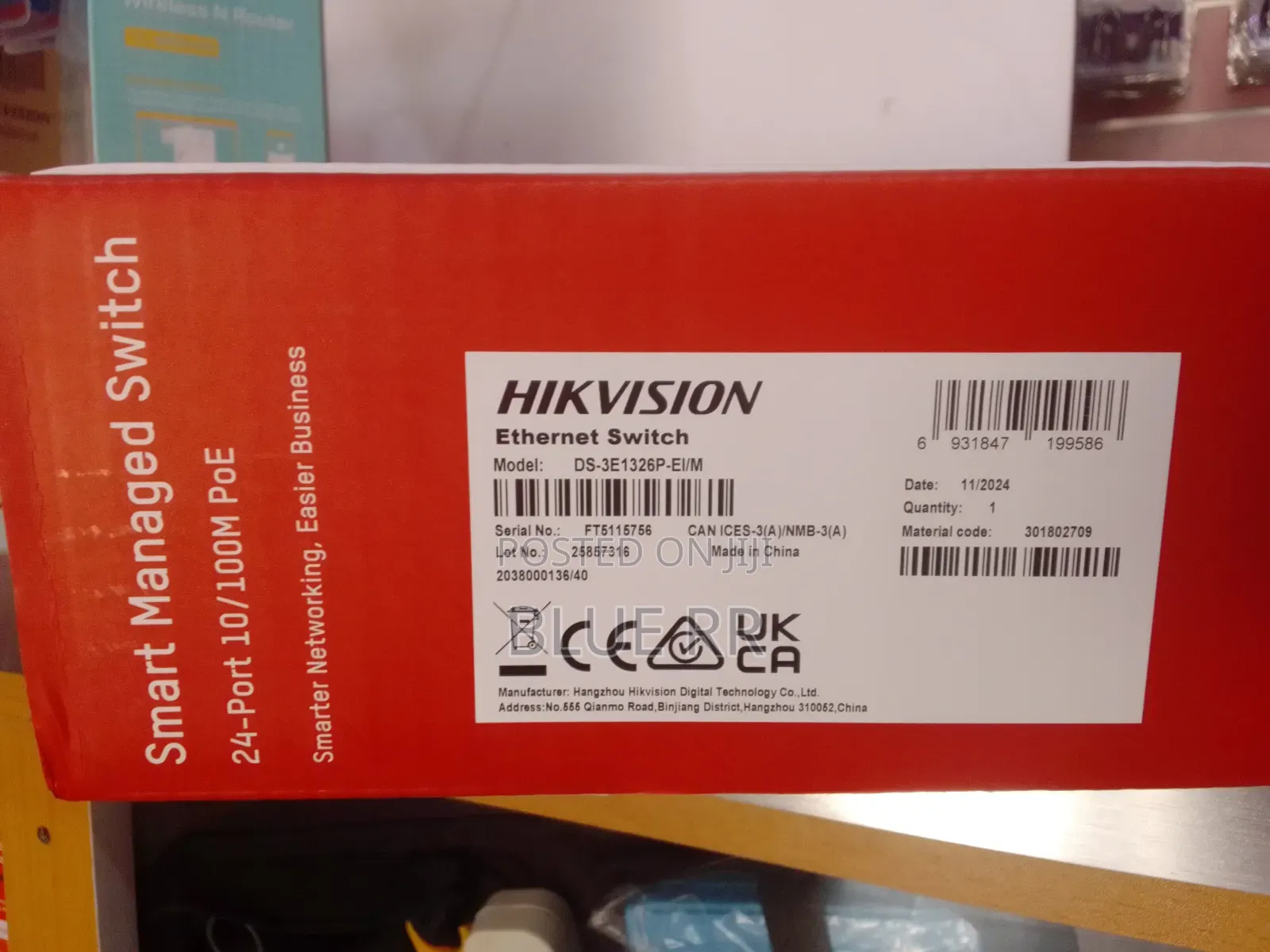 24-Port Poe Switch Hikvision
