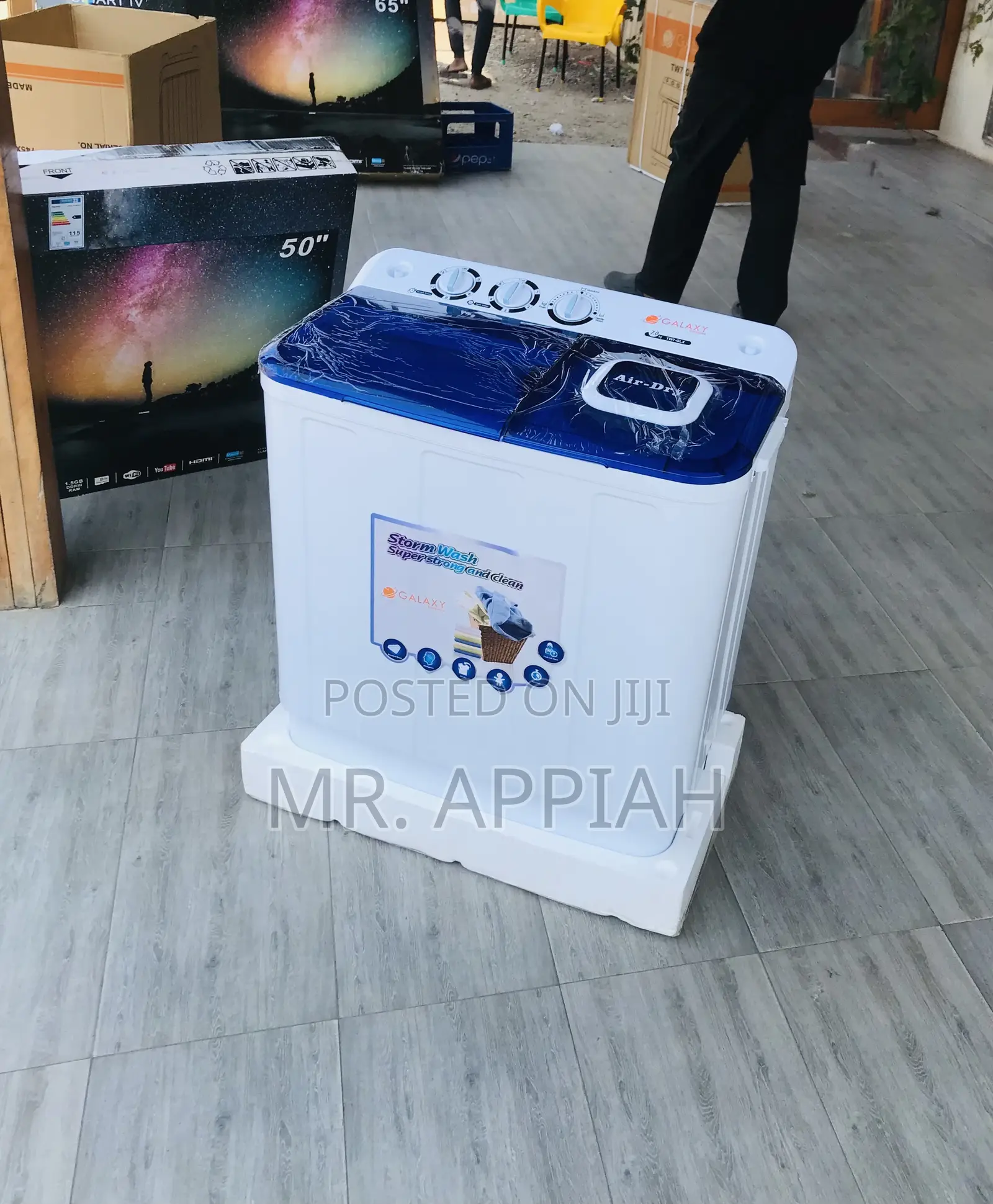 Quality Galaxy 5kg Twin Tub Electric Washing Machine.