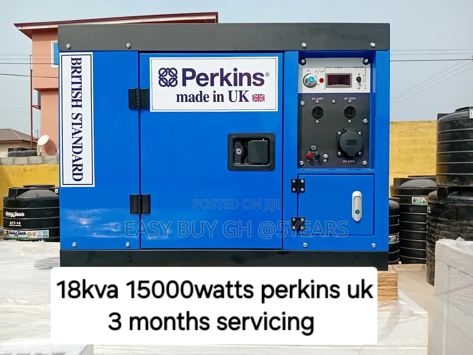 Masterpiece 18kva 15000watts Perkins Diesel 18kva Generator