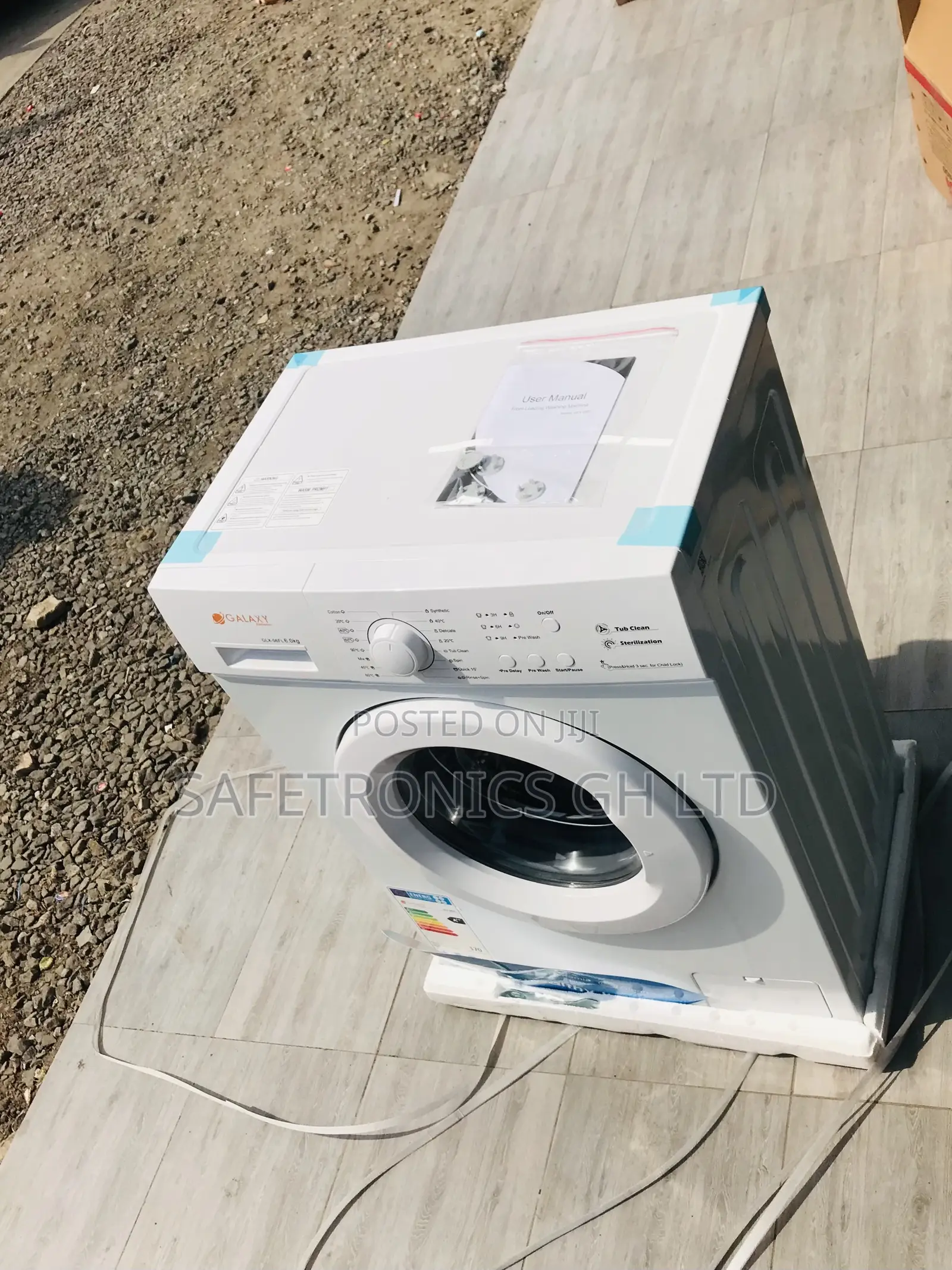 Wash Spin Galaxy Front Load 6kg White Fullauto Washer