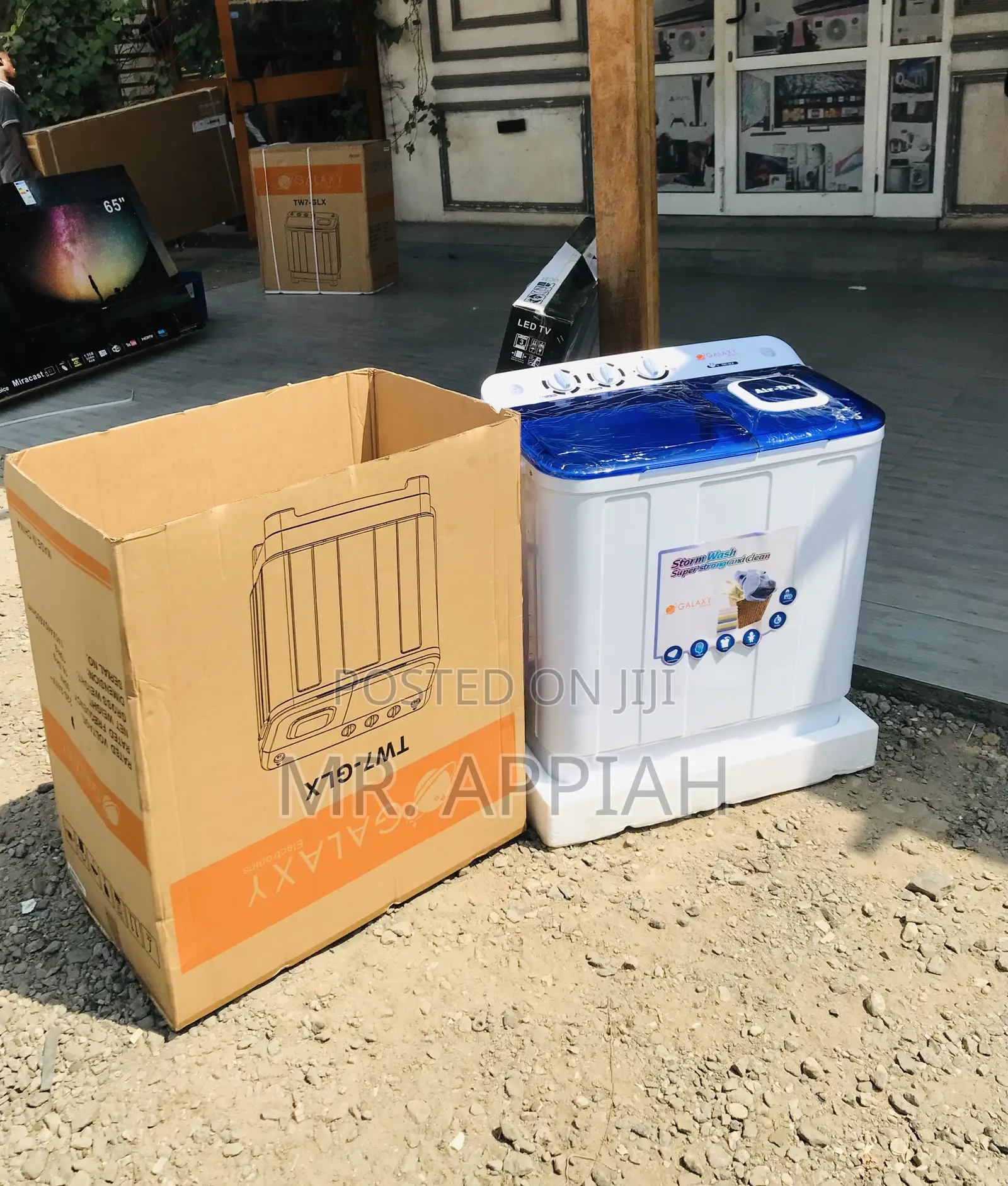 Laundry Made Easy With Galaxy 5kg Top Load Washing Machine.