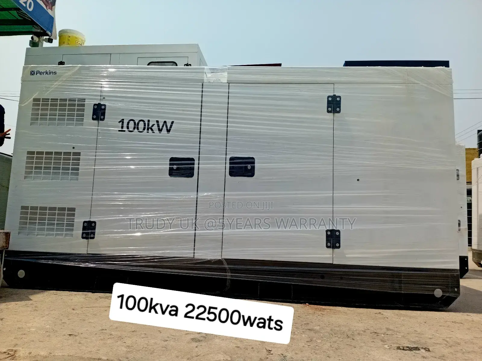 Uk Diesel Silent Generator 100kva 22500wats Perkins Model Uk