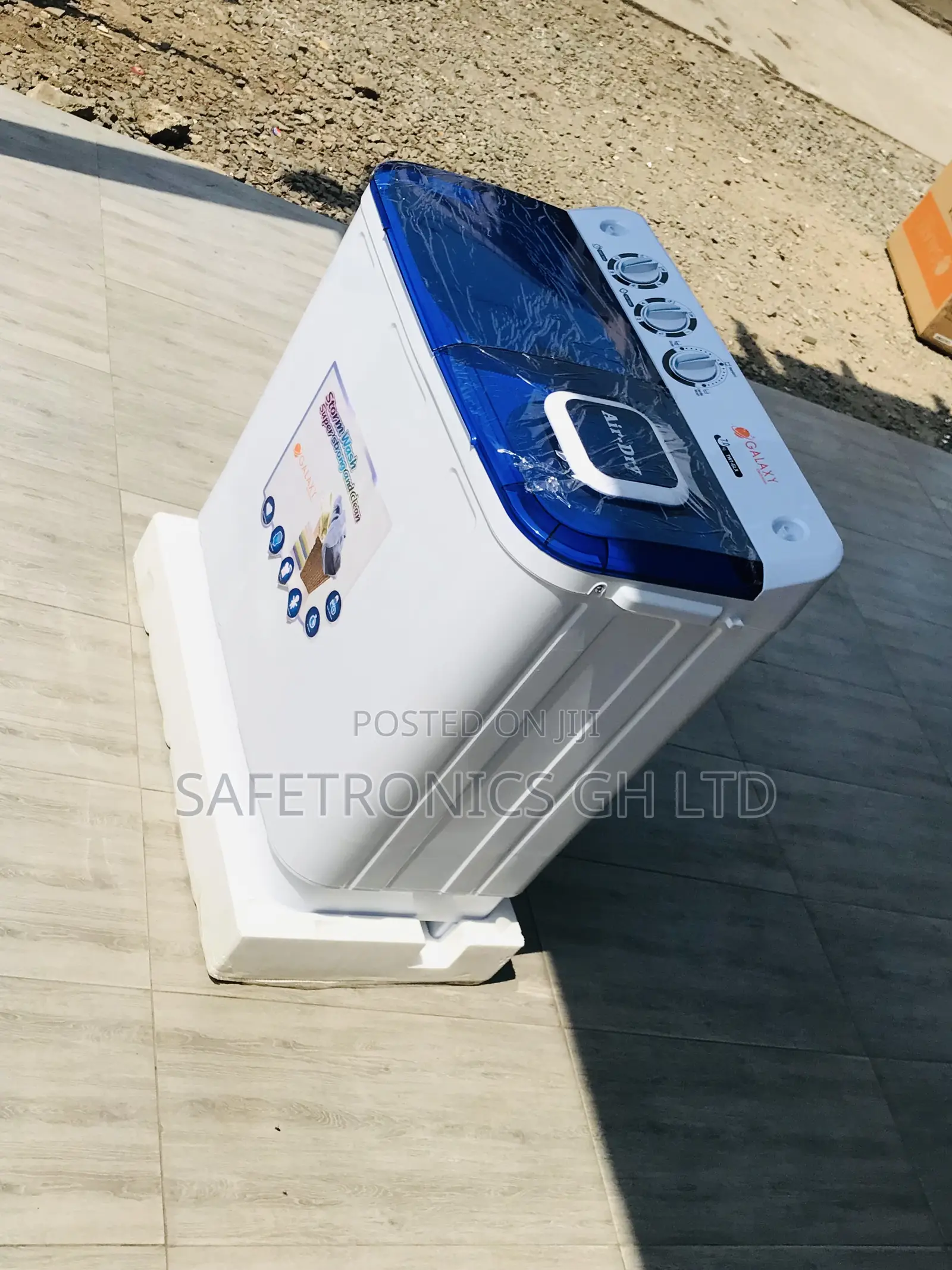 Galaxy Crystal Clear 5kg Semiauto Topload Washingmachine