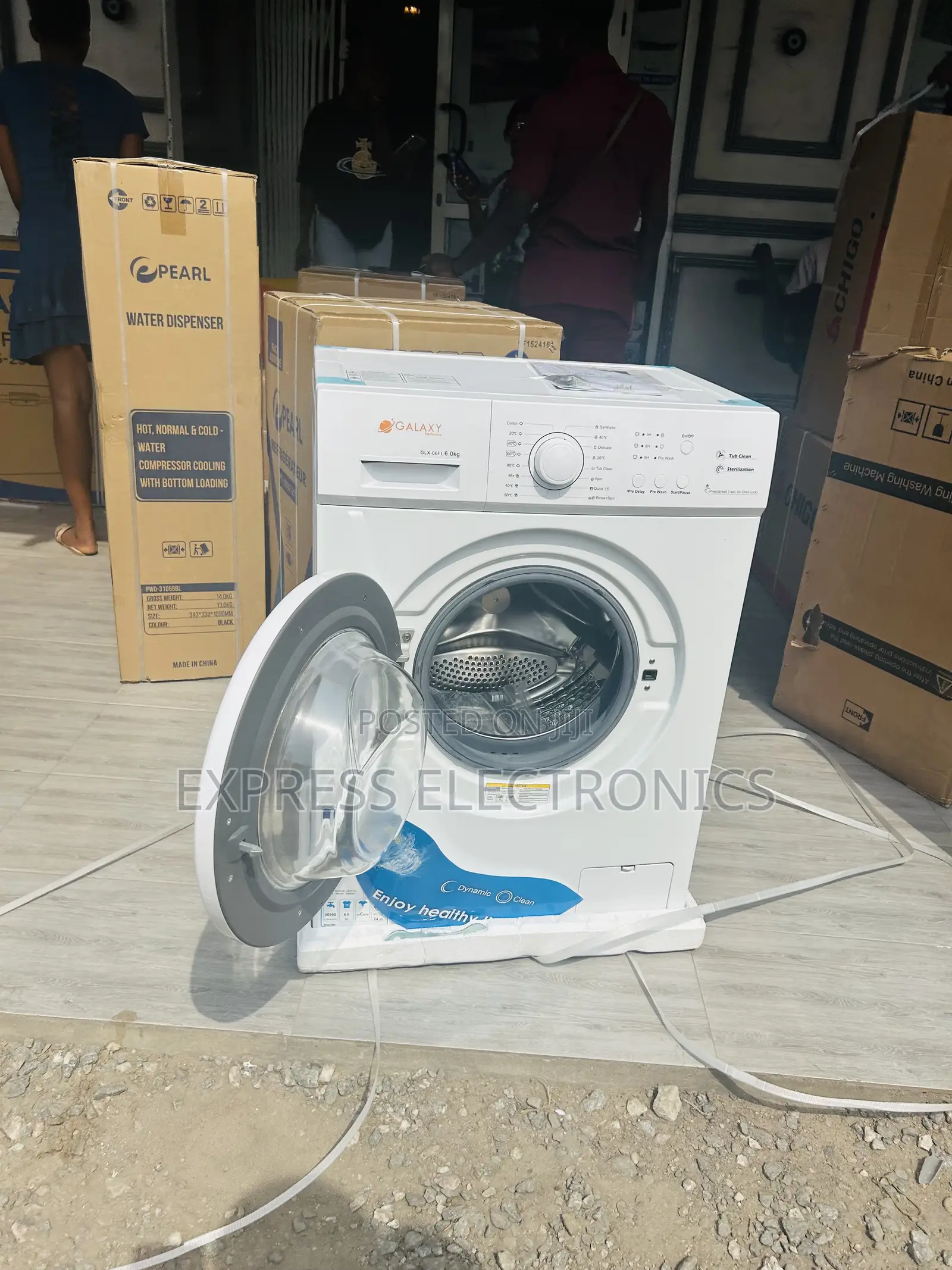 Wash and Spin Front Load Galaxy 6kg