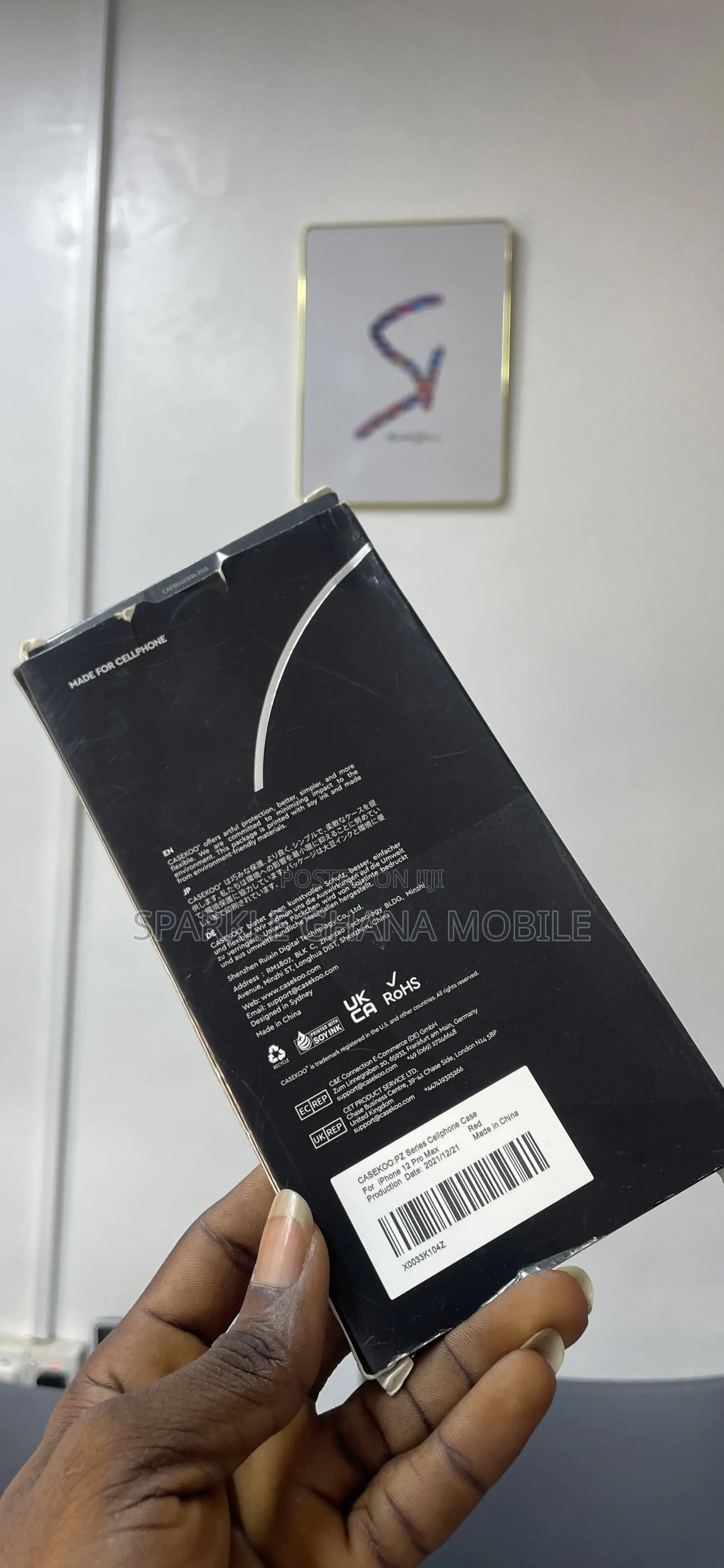 iPhone 12 Pro Max Red Cover With Phone Holder