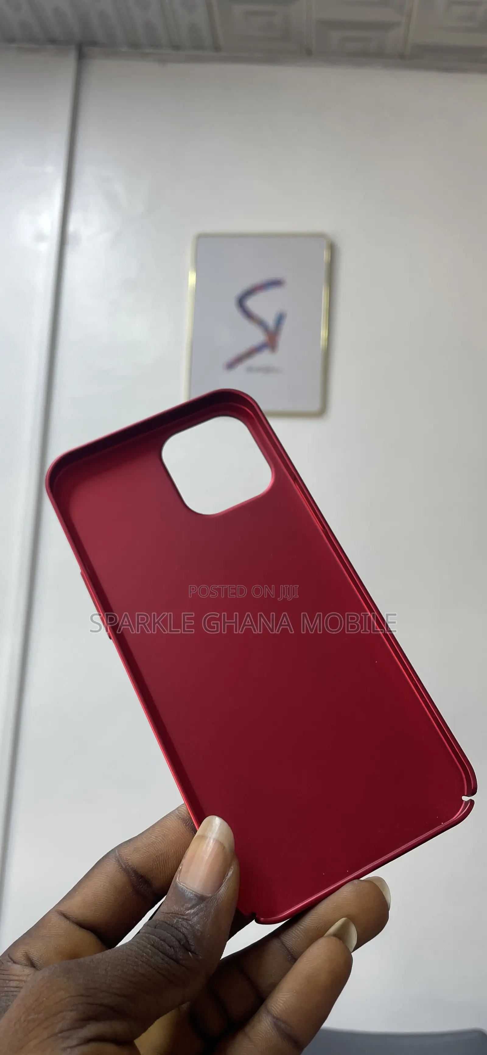 iPhone 12 Pro Max Red Cover With Phone Holder
