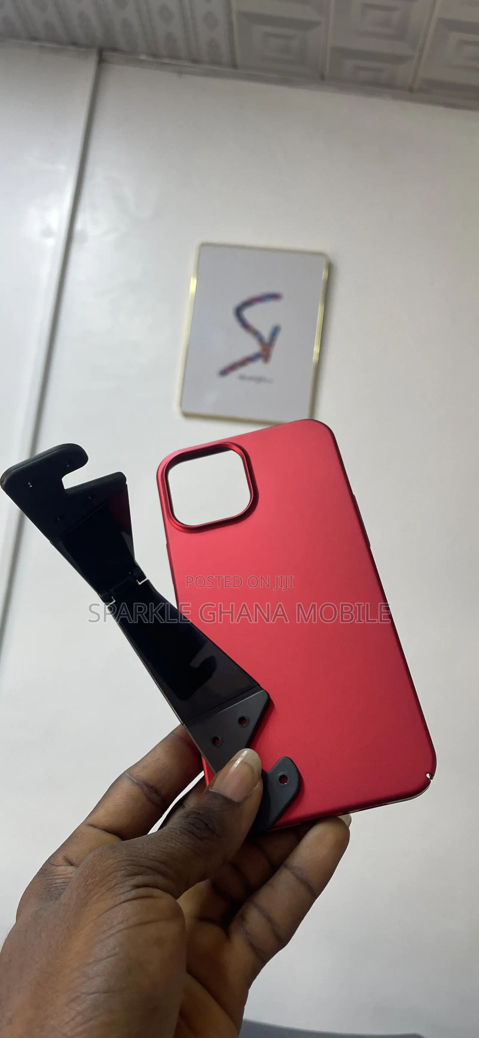 iPhone 12 Pro Max Red Cover With Phone Holder