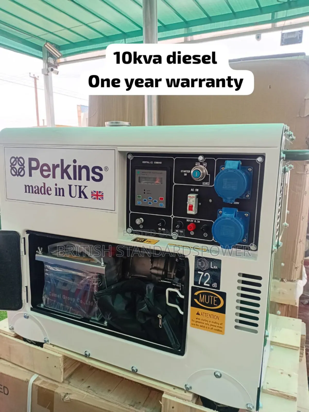 Open Type Air Cooled Diesel Engine 10kva Genset