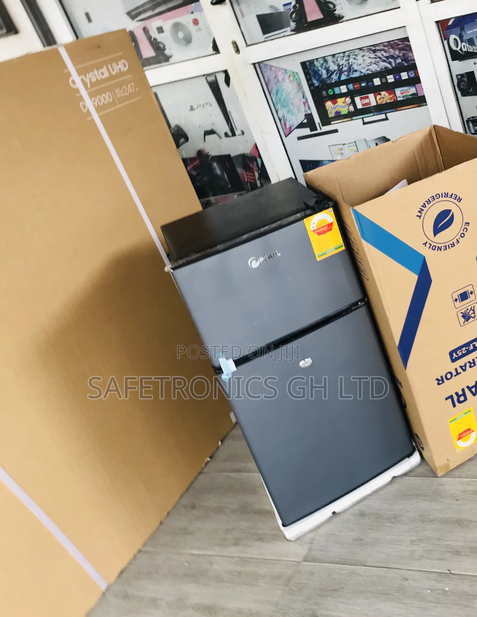 Choose 90 Liters Doubledoor Dark-Gray Pearl Top Mount Fridge
