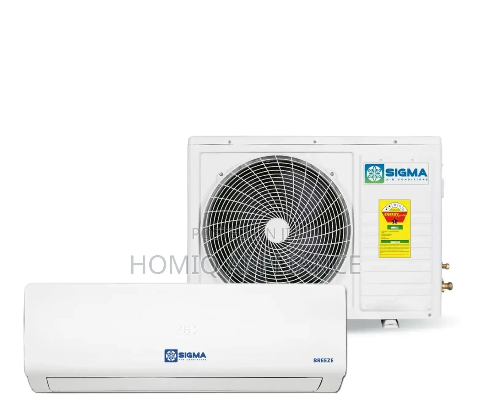 Brand New Sigma 1.5hp R410 Split Ac