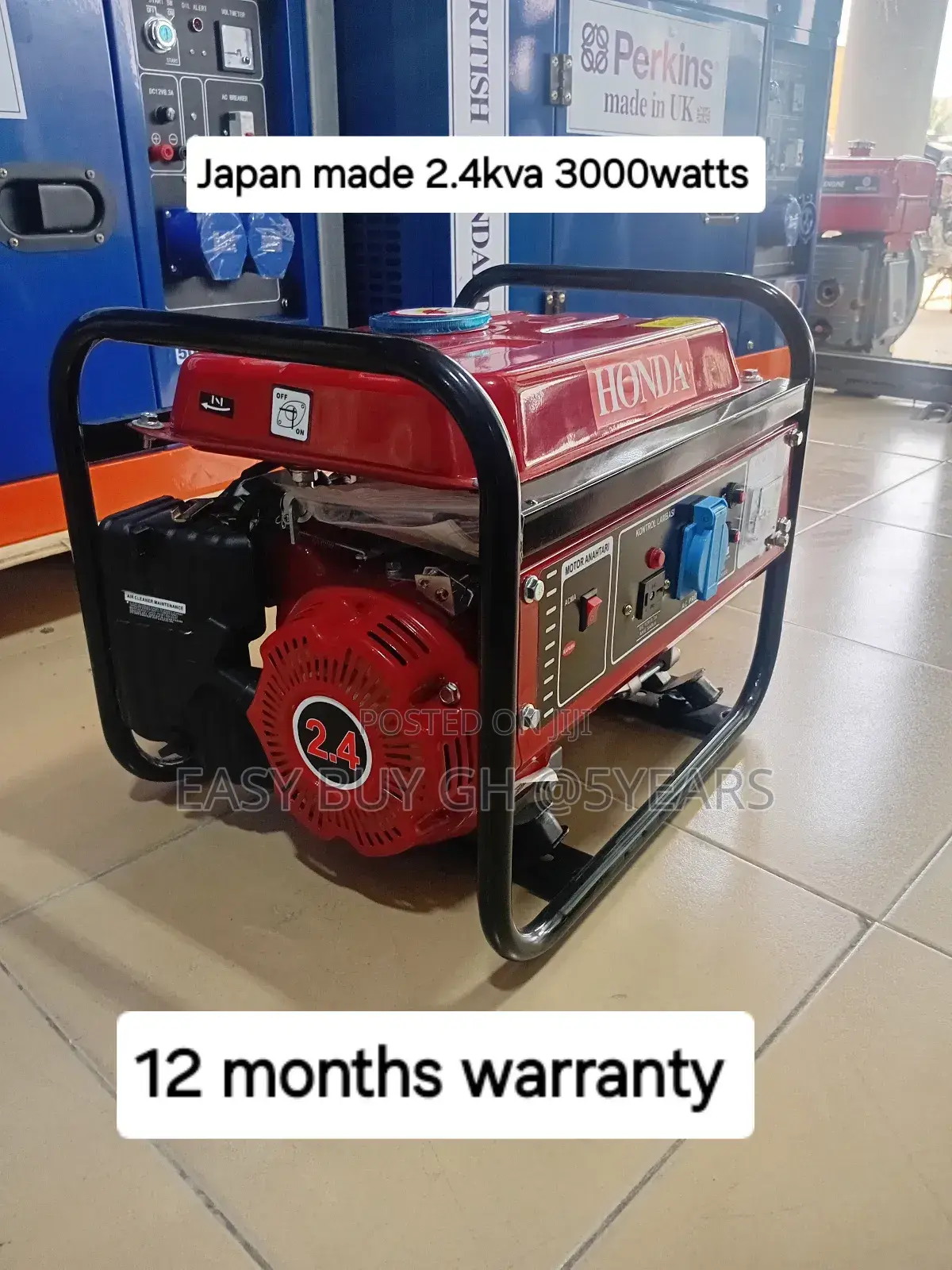 Exceptional 2.4kva 3000watts Honda Petrol Generator 2.4kva