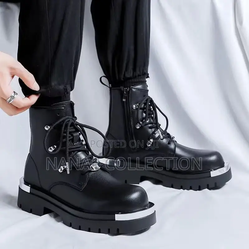 New Waterproof Balenciaga Leather Boots Short and Long